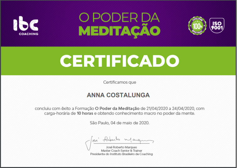 O Poder da Meditação